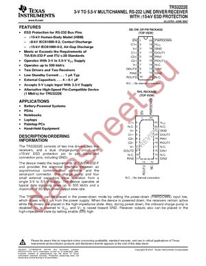 TRS3222ECDBG4 datasheet  